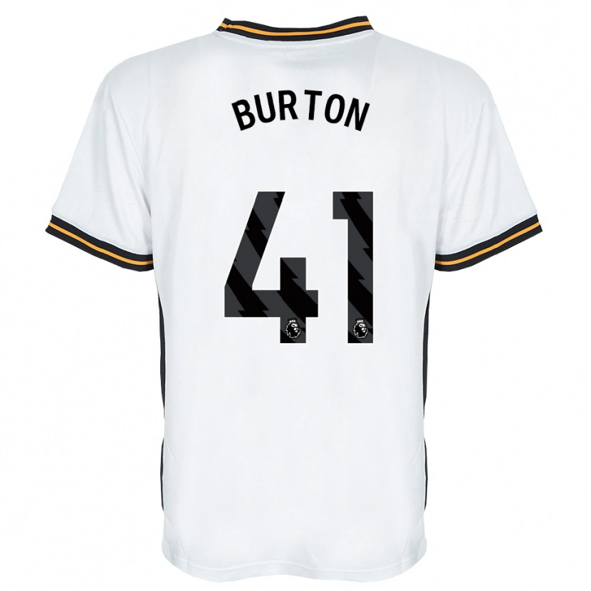 Danxen Homme Maillot Jess Burton #41 Blanc Orange Noir Tenues Extérieur 2026/27 T-Shirt