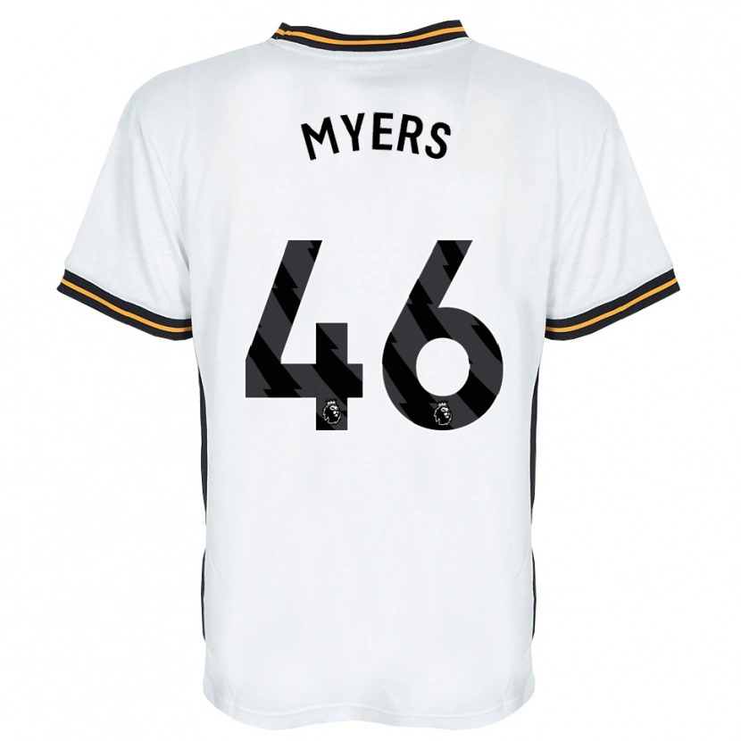 Danxen Homme Maillot Zane Myers #46 Blanc Orange Noir Tenues Extérieur 2026/27 T-Shirt