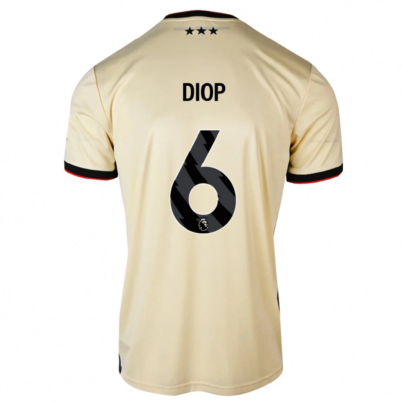 Danxen Homme Maillot Issa Diop #6 Chiffon De Citron Noir Rouge Tenues Extérieur 2026/27 T-Shirt