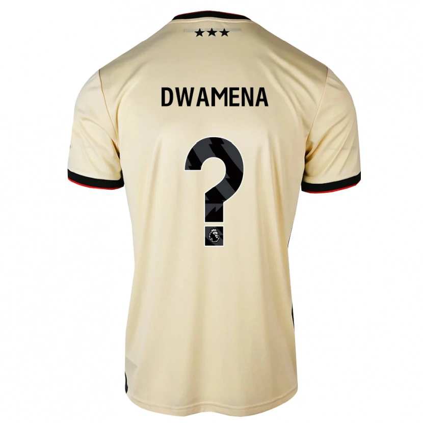 Danxen Homme Maillot Nick Nkansa-Dwamena #0 Chiffon De Citron Noir Rouge Tenues Extérieur 2026/27 T-Shirt
