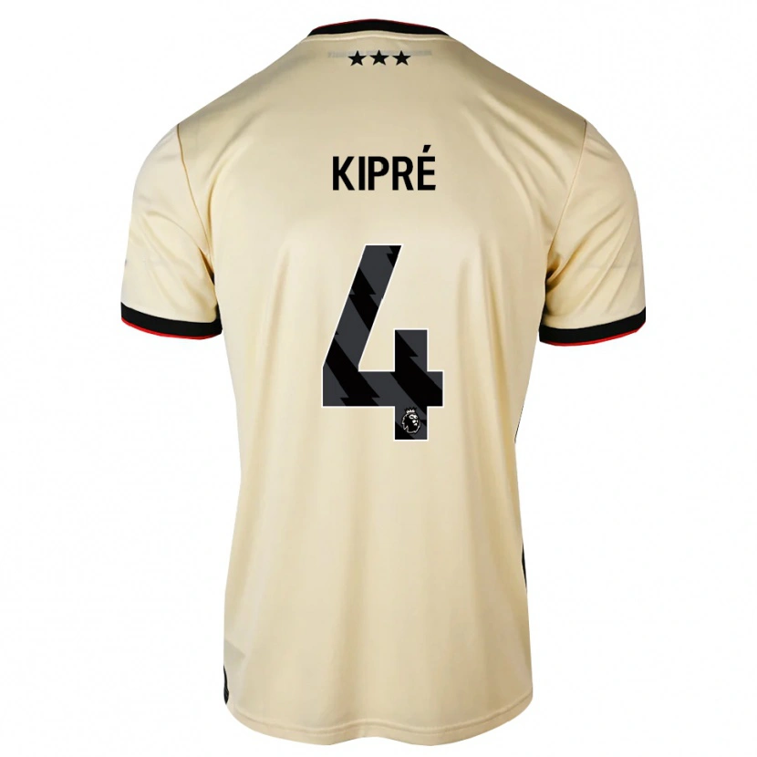 Danxen Homme Maillot Cédric Kipré #4 Chiffon De Citron Noir Rouge Tenues Extérieur 2026/27 T-Shirt