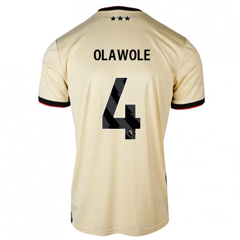 Danxen Homme Maillot Kellyan Olawole #4 Chiffon De Citron Noir Rouge Tenues Extérieur 2026/27 T-Shirt