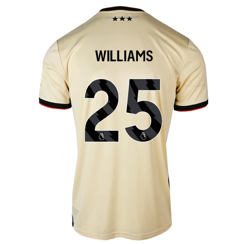 Danxen Homme Maillot Erin Williams #25 Chiffon De Citron Noir Rouge Tenues Extérieur 2026/27 T-Shirt