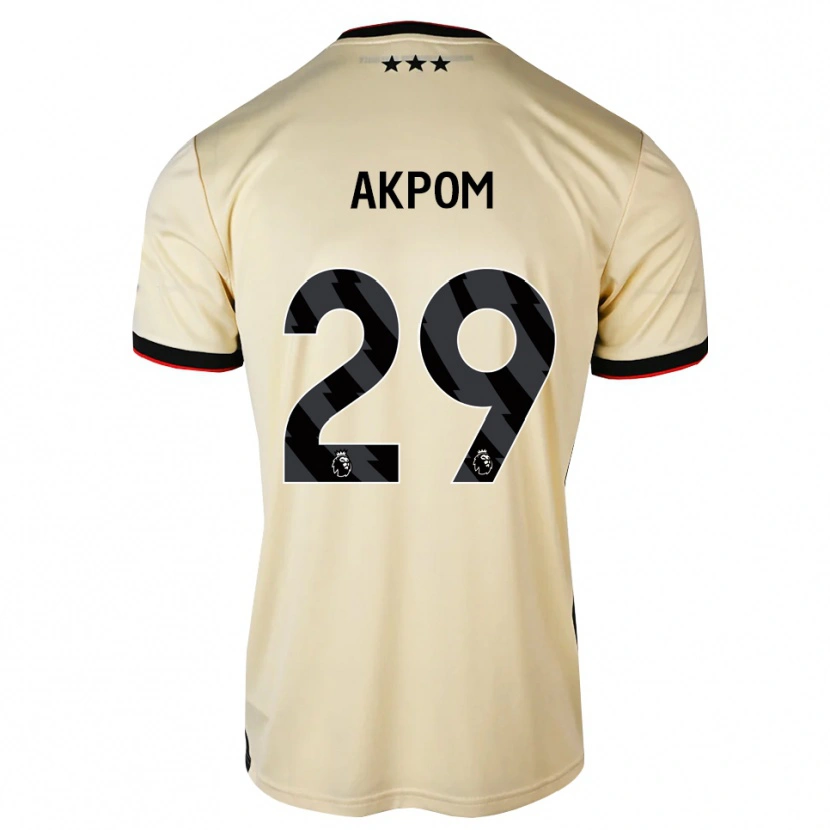 Danxen Homme Maillot Chuba Akpom #29 Chiffon De Citron Noir Rouge Tenues Extérieur 2026/27 T-Shirt