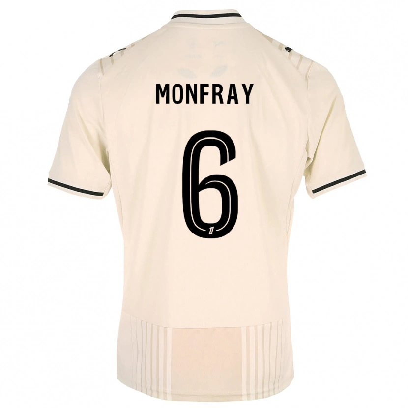 Danxen Homme Maillot Adrien Monfray #6 Dentelle Ancienne Noir Blanc Antique Tenues Extérieur 2026/27 T-Shirt