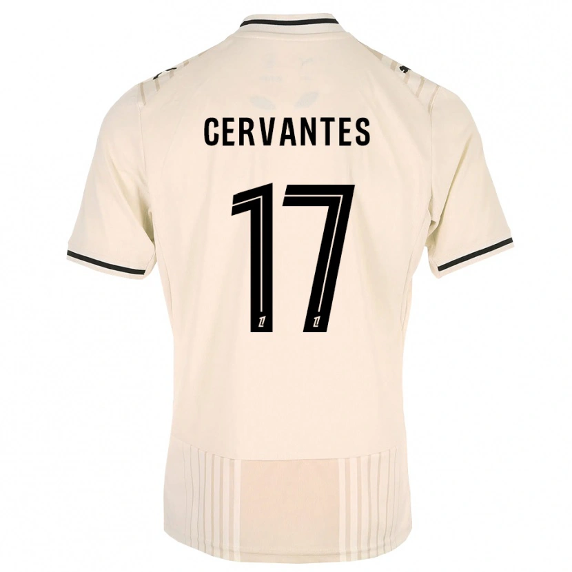 Danxen Homme Maillot Noa Cervantes #17 Dentelle Ancienne Noir Blanc Antique Tenues Extérieur 2026/27 T-Shirt