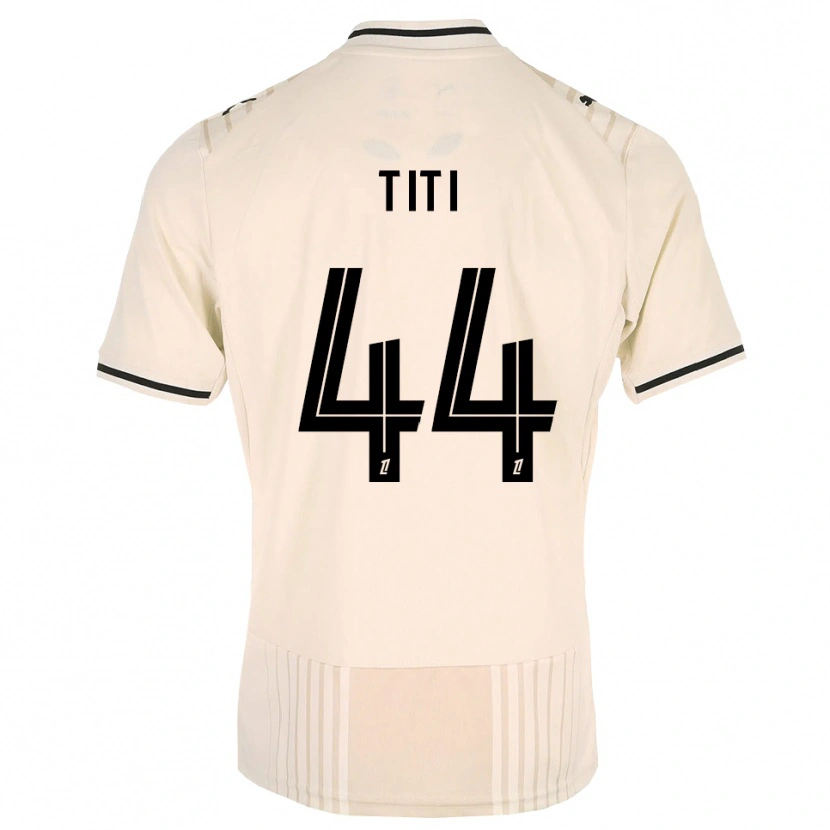 Danxen Homme Maillot Yvann Titi #44 Dentelle Ancienne Noir Blanc Antique Tenues Extérieur 2026/27 T-Shirt