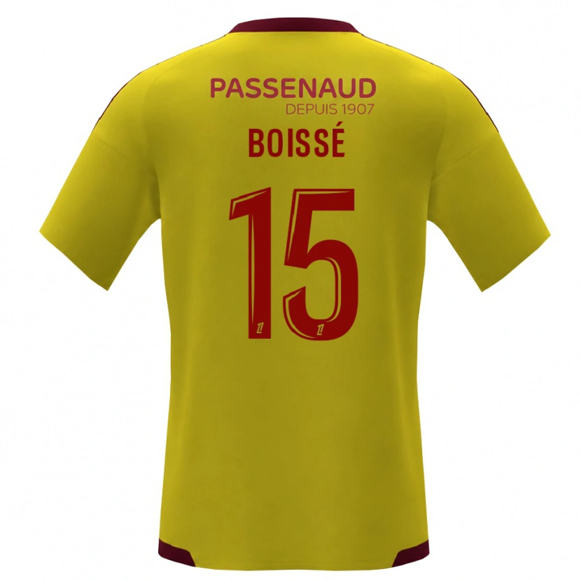 Danxen Homme Maillot Noa Boissé #15 Jaune Rouge Vert Tenues Extérieur 2026/27 T-Shirt