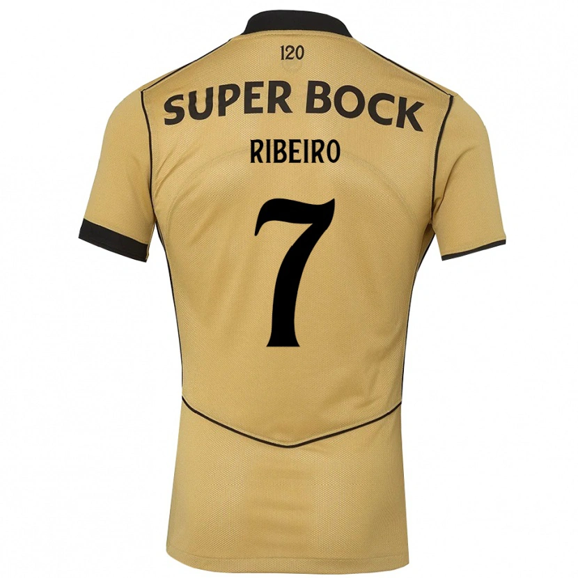 Danxen Homme Maillot Igor Ribeiro #7 Goldenrod Noir Tenues Extérieur 2026/27 T-Shirt