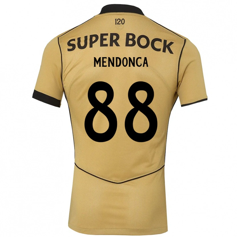 Danxen Homme Maillot Manuel Mendonça #88 Goldenrod Noir Tenues Extérieur 2026/27 T-Shirt