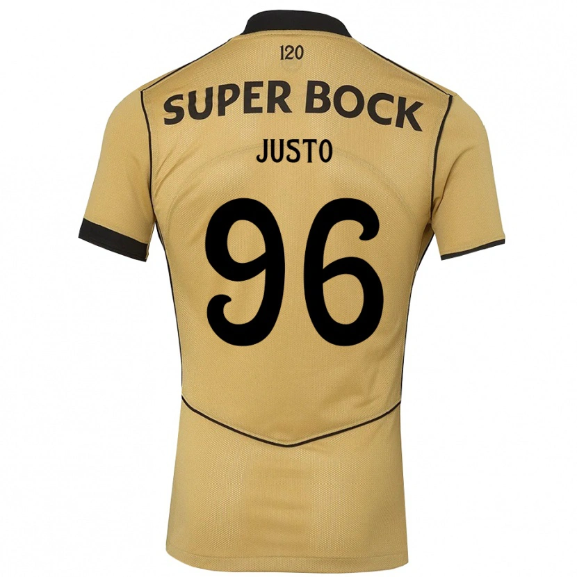 Danxen Homme Maillot Samuel Justo #96 Goldenrod Noir Tenues Extérieur 2026/27 T-Shirt