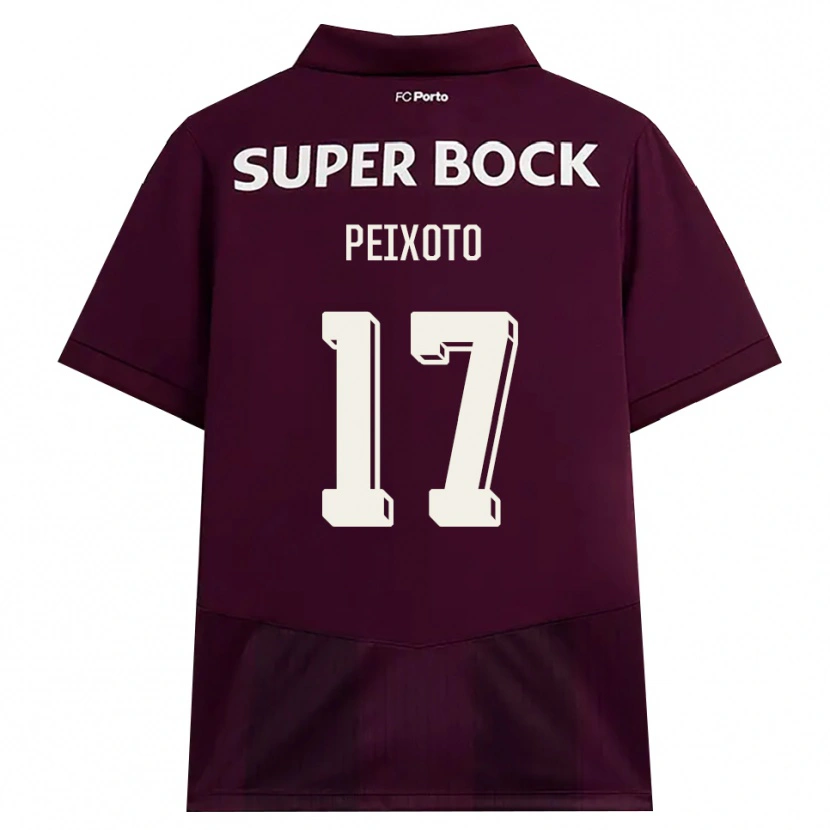 Danxen Homme Maillot Tomás Peixoto #17 Bourgogne Blanc Tenues Extérieur 2026/27 T-Shirt