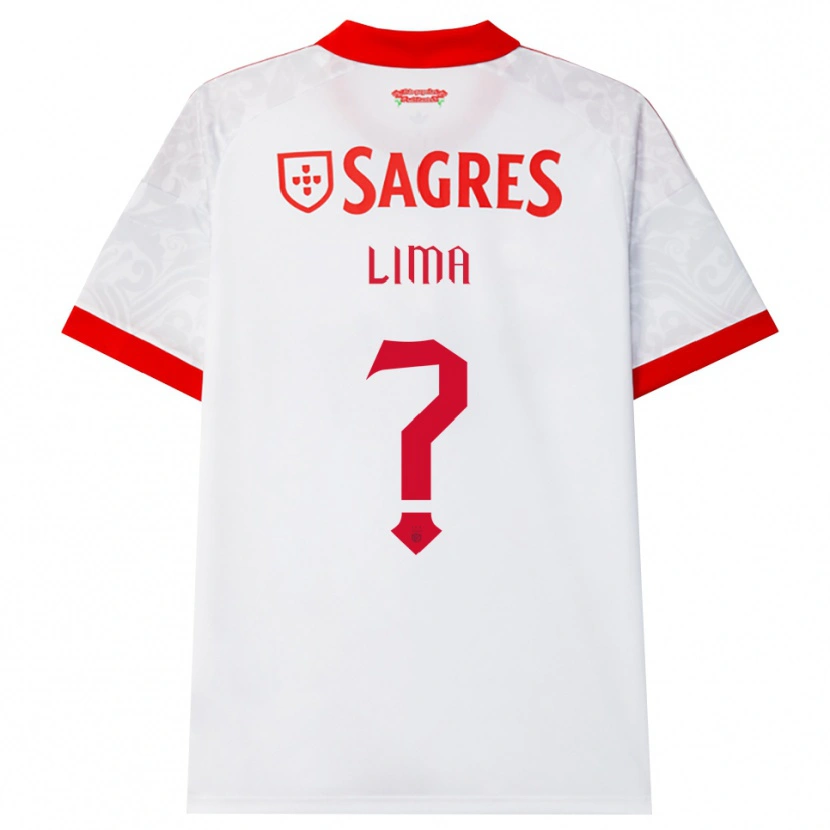 Danxen Homme Maillot Lenoardo Lima #0 Blanc Rouge Jaune Tenues Extérieur 2026/27 T-Shirt