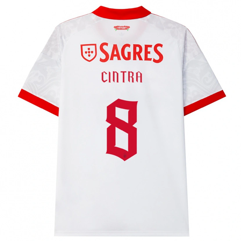 Danxen Homme Maillot Marta Cintra #8 Blanc Rouge Jaune Tenues Extérieur 2026/27 T-Shirt