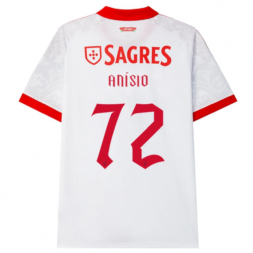 Danxen Homme Maillot Anísio Cabral #72 Blanc Rouge Jaune Tenues Extérieur 2026/27 T-Shirt