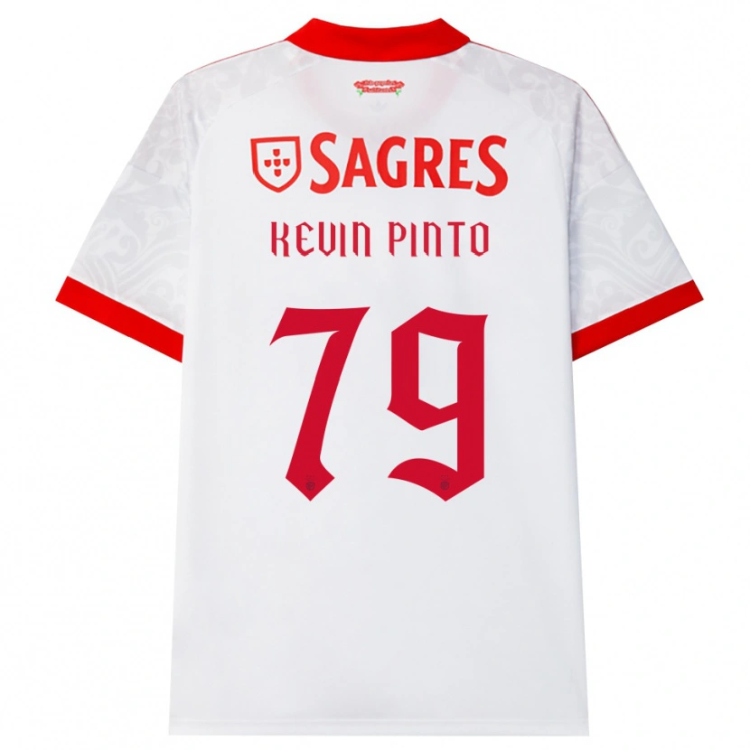 Danxen Homme Maillot Kevin Pinto #79 Blanc Rouge Jaune Tenues Extérieur 2026/27 T-Shirt