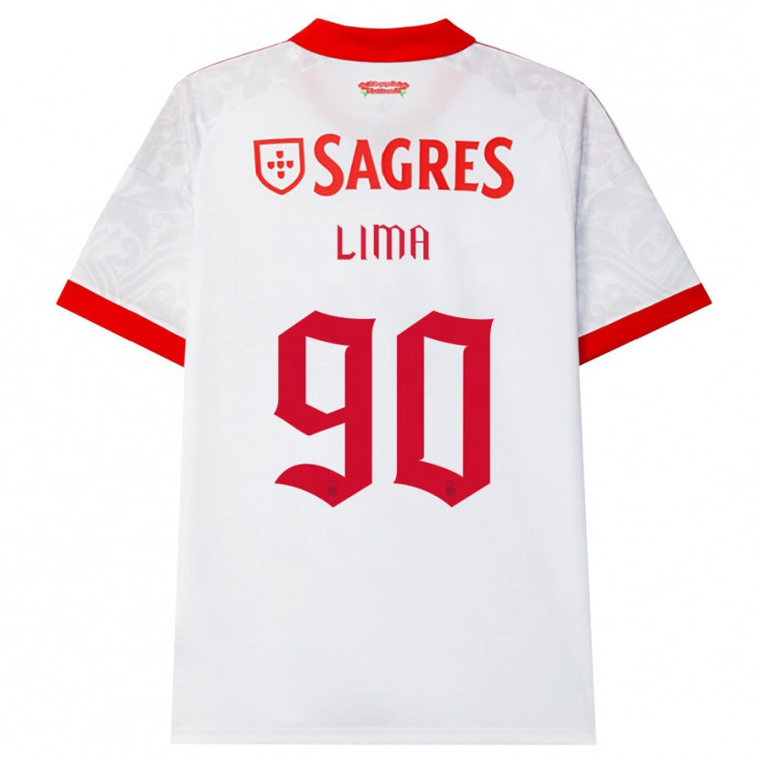 Danxen Homme Maillot Ivan Lima #90 Blanc Rouge Jaune Tenues Extérieur 2026/27 T-Shirt