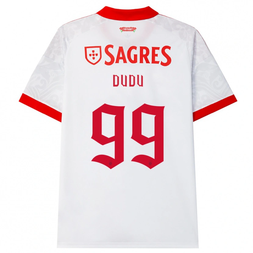 Danxen Homme Maillot Dudu #99 Blanc Rouge Jaune Tenues Extérieur 2026/27 T-Shirt