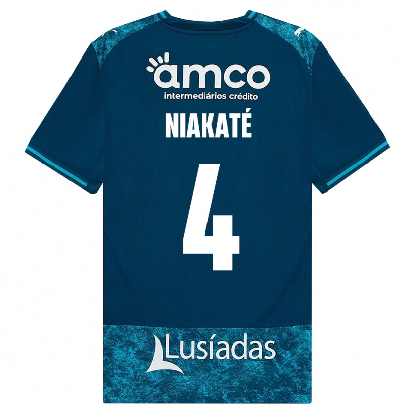 Danxen Homme Maillot Sikou Niakaté #4 Darkslategray Mediumturquoise Tenues Extérieur 2026/27 T-Shirt