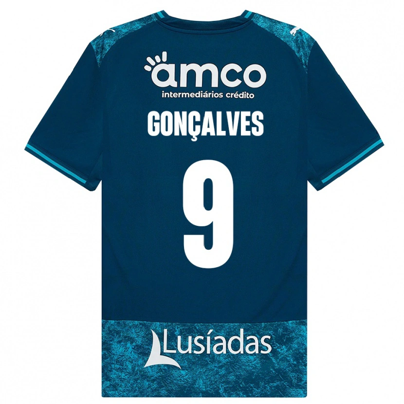 Danxen Homme Maillot João Gonçalves #9 Darkslategray Mediumturquoise Tenues Extérieur 2026/27 T-Shirt