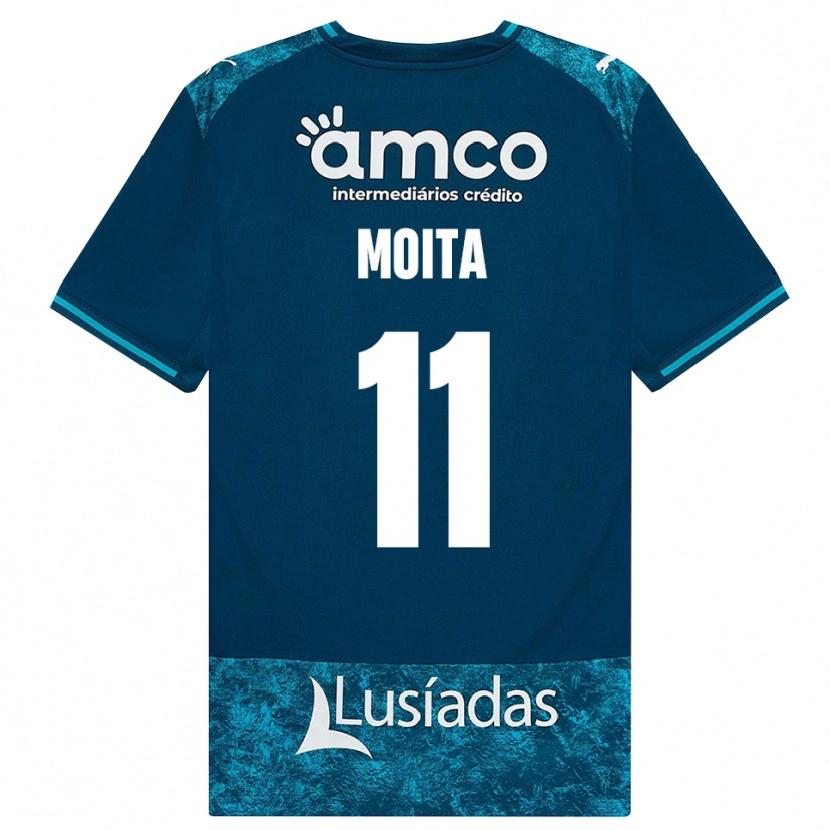 Danxen Homme Maillot Carlos Moita #11 Darkslategray Mediumturquoise Tenues Extérieur 2026/27 T-Shirt