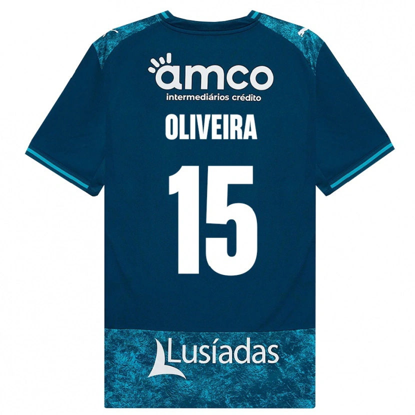 Danxen Homme Maillot Paulo Oliveira #15 Darkslategray Mediumturquoise Tenues Extérieur 2026/27 T-Shirt