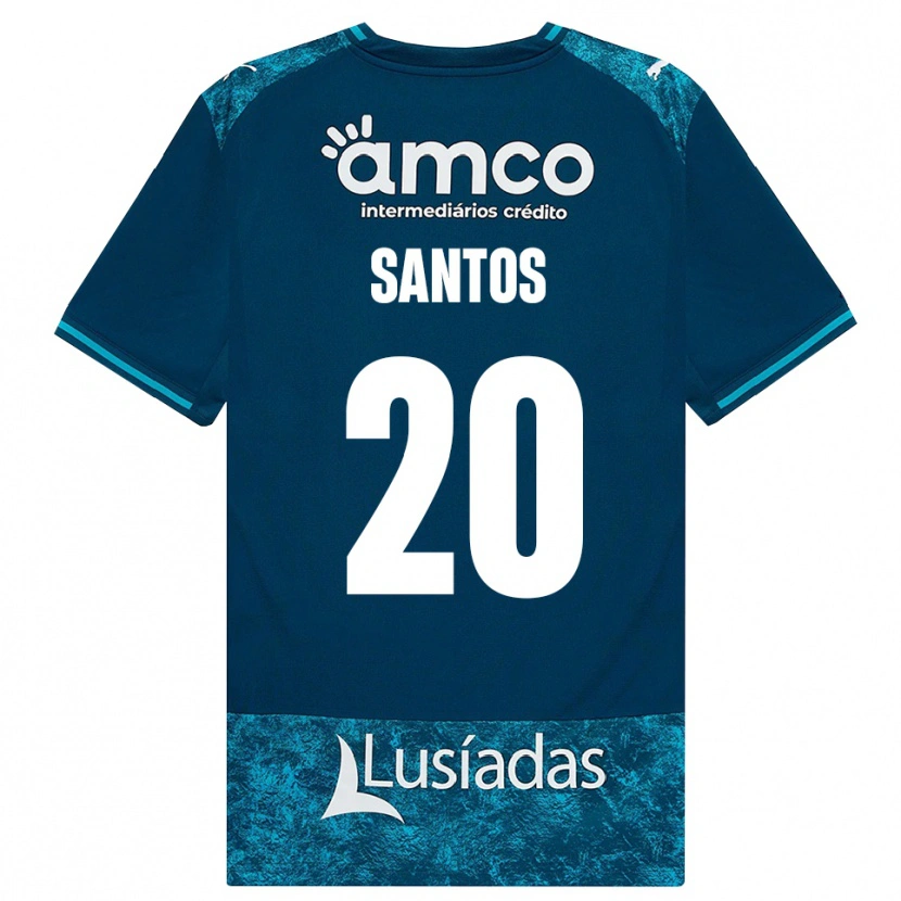 Danxen Homme Maillot Lourenço Santos #20 Darkslategray Mediumturquoise Tenues Extérieur 2026/27 T-Shirt