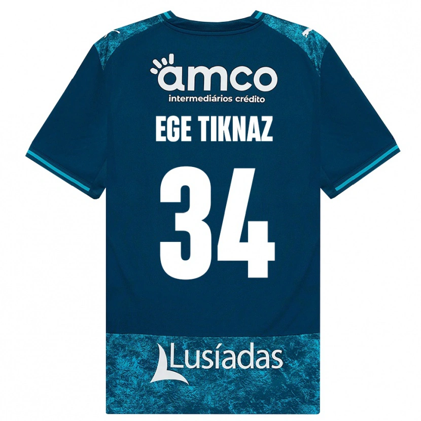 Danxen Homme Maillot Demir Ege Tıknaz #34 Darkslategray Mediumturquoise Tenues Extérieur 2026/27 T-Shirt