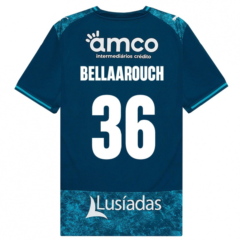Danxen Homme Maillot Alaa Bellaarouch #36 Darkslategray Mediumturquoise Tenues Extérieur 2026/27 T-Shirt