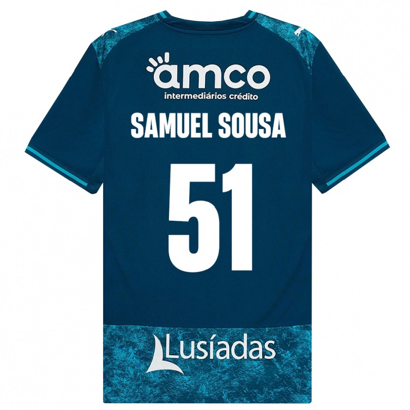 Danxen Homme Maillot Samuel Sousa #51 Darkslategray Mediumturquoise Tenues Extérieur 2026/27 T-Shirt