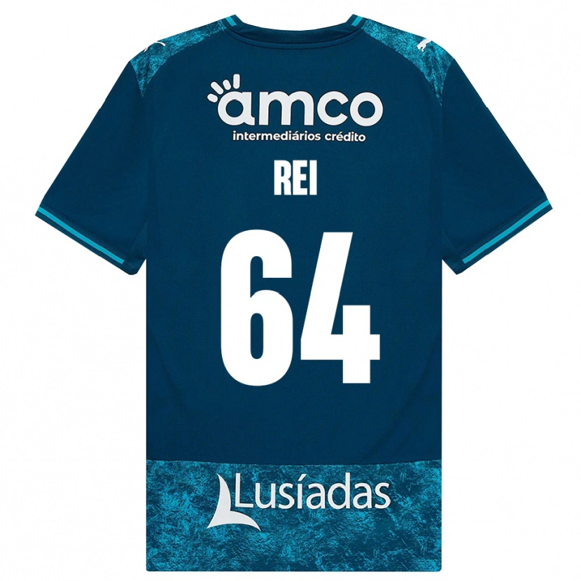 Danxen Homme Maillot Ricardo Rei #64 Darkslategray Mediumturquoise Tenues Extérieur 2026/27 T-Shirt