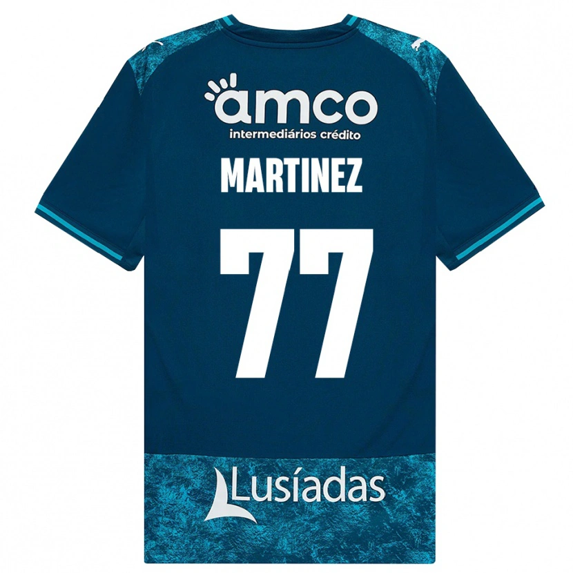 Danxen Homme Maillot Gabri Martínez #77 Darkslategray Mediumturquoise Tenues Extérieur 2026/27 T-Shirt