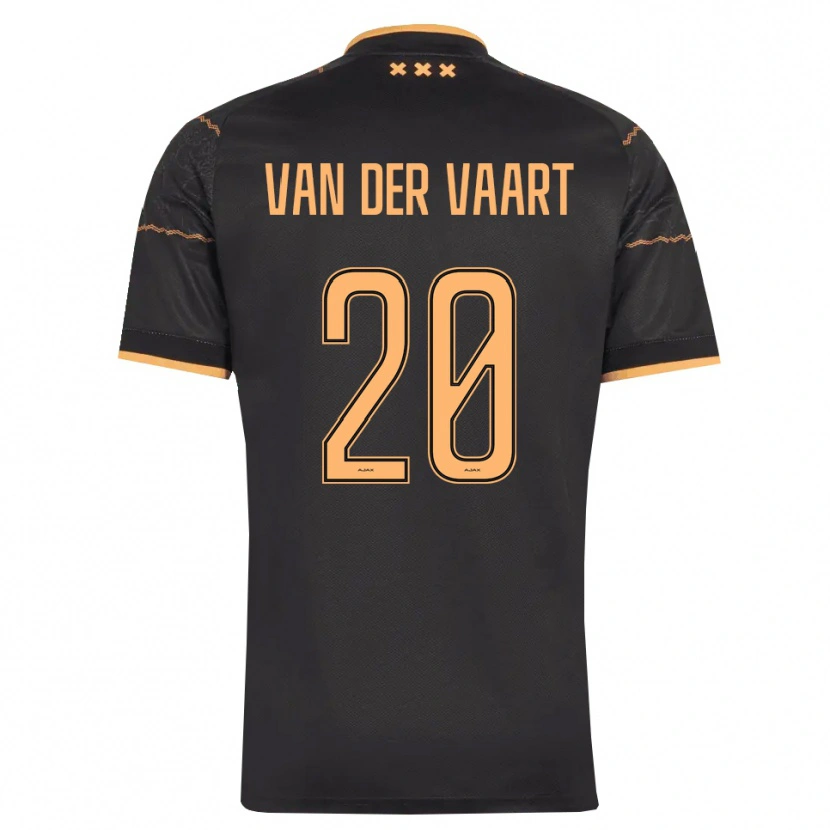 Danxen Homme Maillot Damian Van Der Vaart #20 Noir Orange Tenues Extérieur 2026/27 T-Shirt