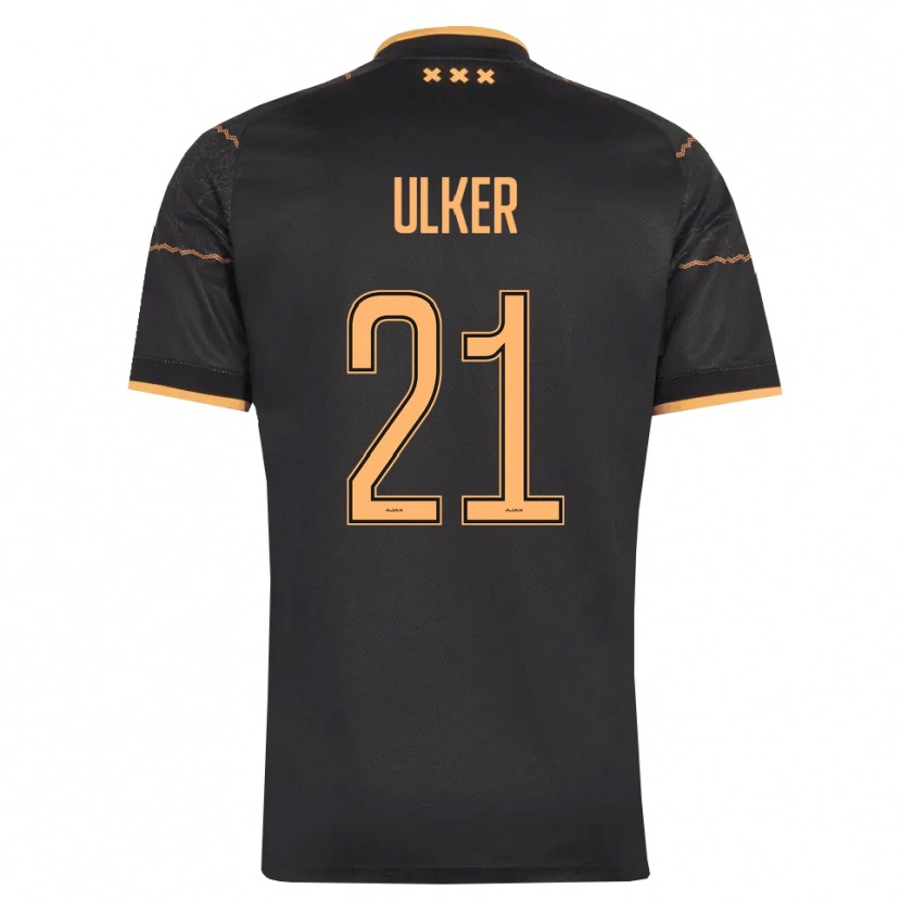 Danxen Homme Maillot Ufuk Ulker #21 Noir Orange Tenues Extérieur 2026/27 T-Shirt