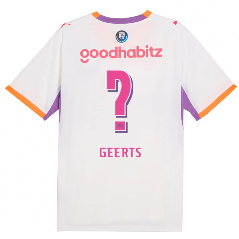 Danxen Homme Maillot Enzo Geerts #0 Blanc Violet Orange Tenues Extérieur 2026/27 T-Shirt