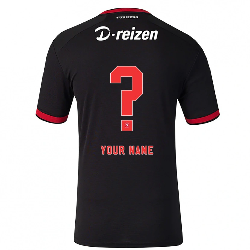 Danxen Homme Maillot Votre Nom #0 Rouge Blanc Noir Tenues Extérieur 2026/27 T-Shirt