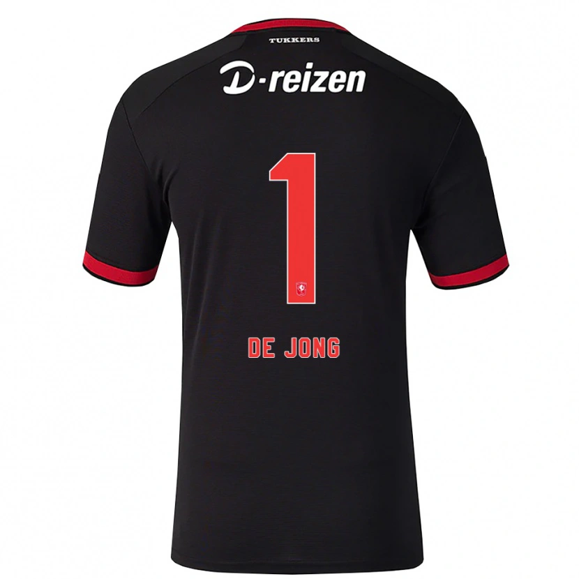 Danxen Homme Maillot Danielle De Jong #1 Rouge Blanc Noir Tenues Extérieur 2026/27 T-Shirt