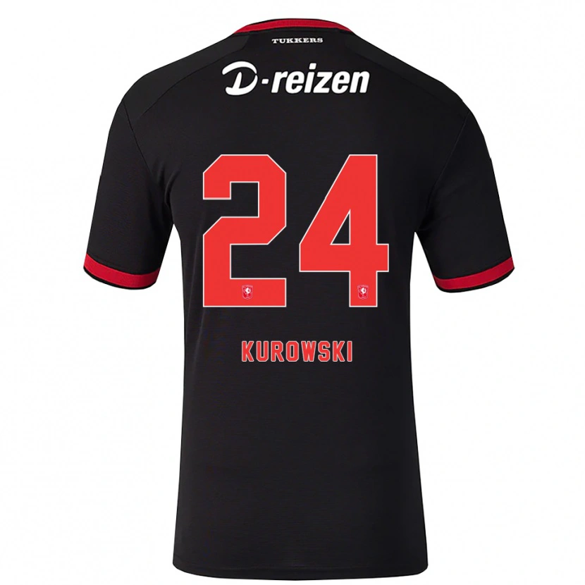 Danxen Homme Maillot Krzysztof Kurowski #24 Rouge Blanc Noir Tenues Extérieur 2026/27 T-Shirt
