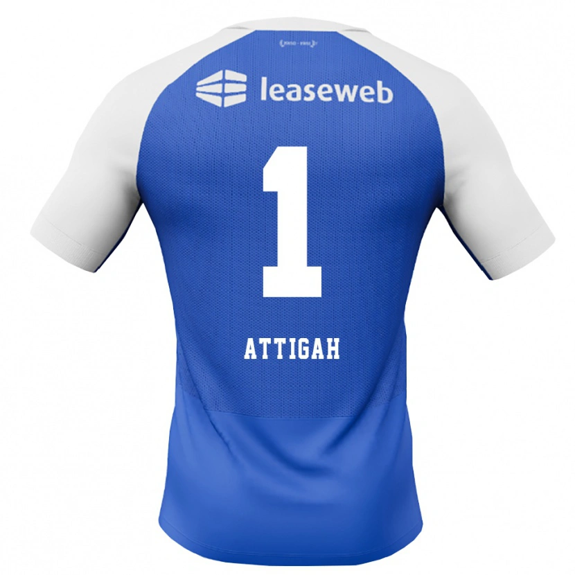Danxen Homme Maillot Quenten Attigah #1 Dodgerblue Rouge Blanc Tenues Extérieur 2026/27 T-Shirt