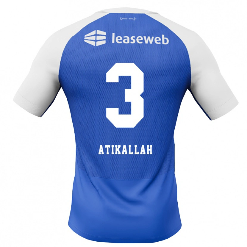 Danxen Homme Maillot Rayan Atikallah #3 Dodgerblue Rouge Blanc Tenues Extérieur 2026/27 T-Shirt