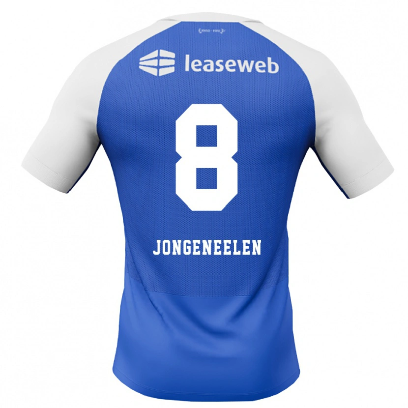 Danxen Homme Maillot Cas Jongeneelen #8 Dodgerblue Rouge Blanc Tenues Extérieur 2026/27 T-Shirt