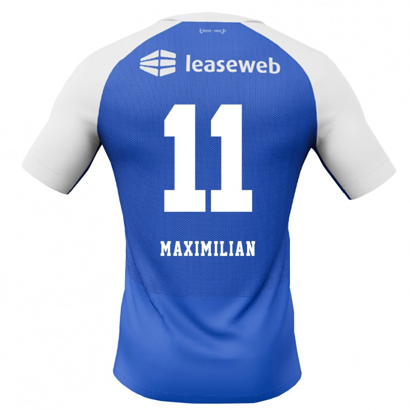Danxen Homme Maillot Maximilian Ibrahimović #11 Dodgerblue Rouge Blanc Tenues Extérieur 2026/27 T-Shirt