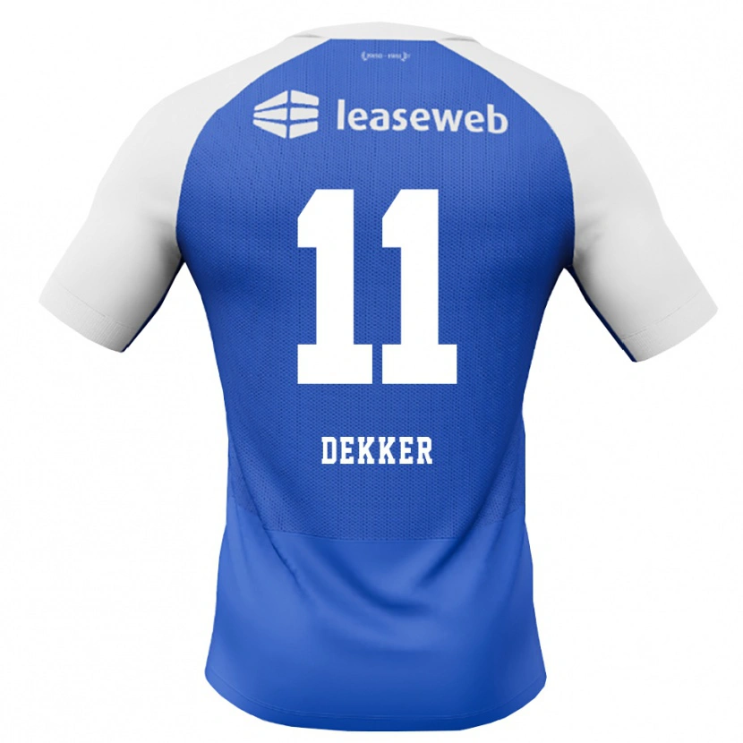 Danxen Homme Maillot Isabella Dekker #11 Dodgerblue Rouge Blanc Tenues Extérieur 2026/27 T-Shirt