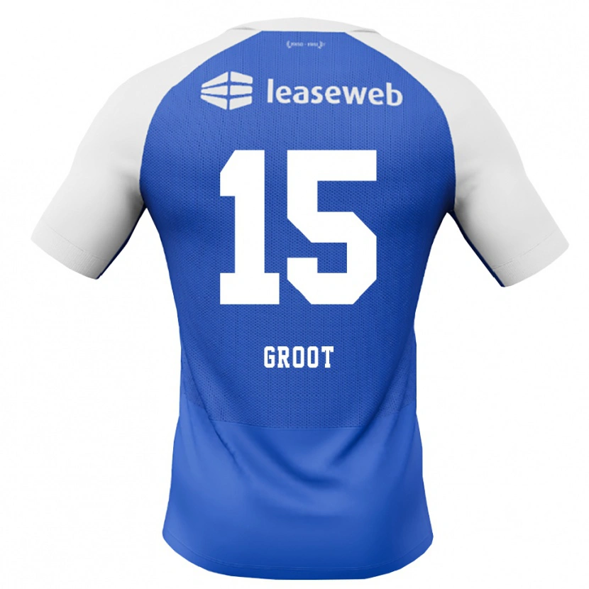 Danxen Homme Maillot Pleun Groot #15 Dodgerblue Rouge Blanc Tenues Extérieur 2026/27 T-Shirt