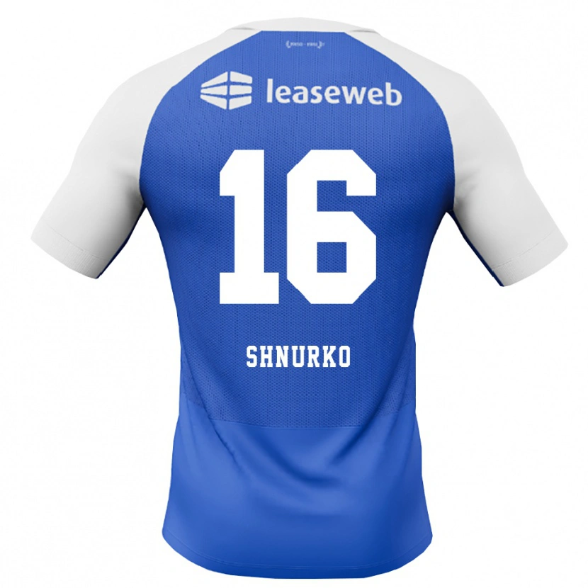Danxen Homme Maillot Danylo Shnurko #16 Dodgerblue Rouge Blanc Tenues Extérieur 2026/27 T-Shirt