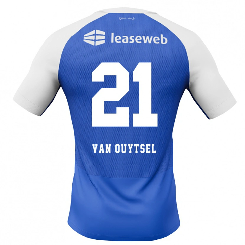 Danxen Homme Maillot Kevin Van Ouytsel #21 Dodgerblue Rouge Blanc Tenues Extérieur 2026/27 T-Shirt