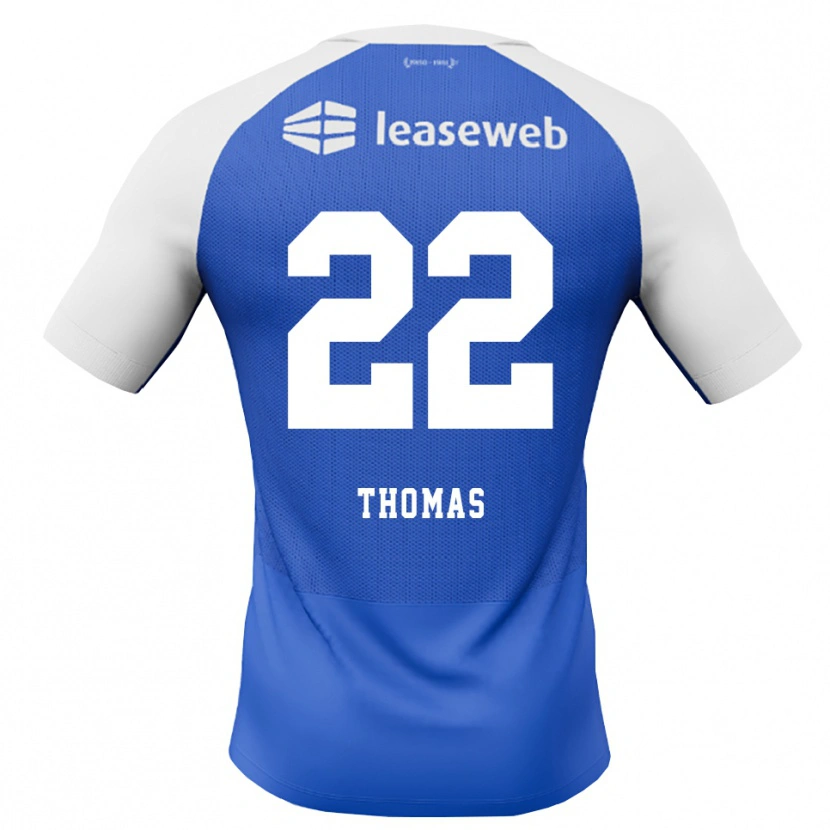 Danxen Homme Maillot Kealyn Thomas #22 Dodgerblue Rouge Blanc Tenues Extérieur 2026/27 T-Shirt