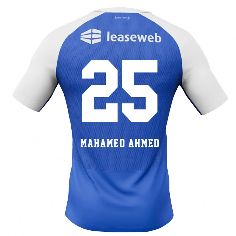 Danxen Homme Maillot Nuur Mahamed Ahmed #25 Dodgerblue Rouge Blanc Tenues Extérieur 2026/27 T-Shirt