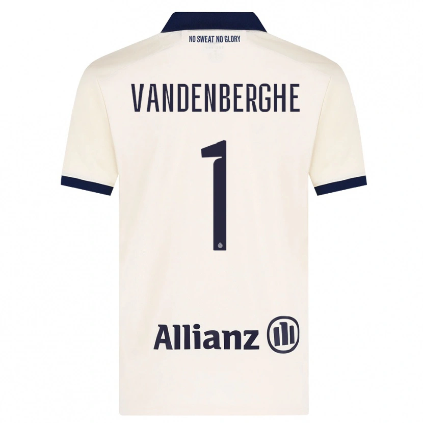 Danxen Homme Maillot Xander Vandenberghe #1 Beige Noir Tenues Extérieur 2026/27 T-Shirt