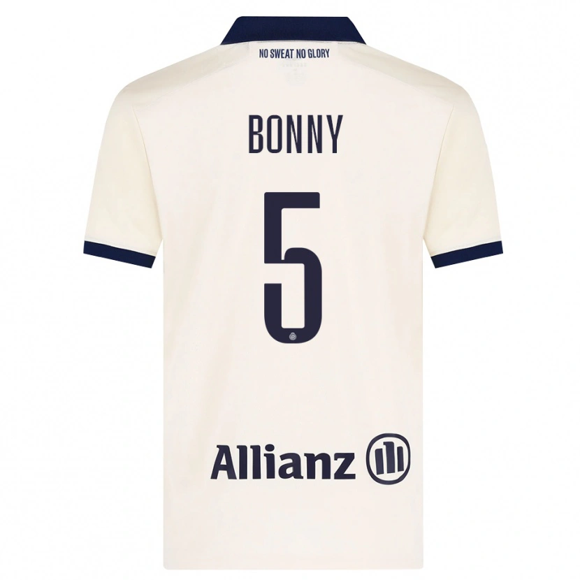 Danxen Homme Maillot Chionne Bonny #5 Beige Noir Tenues Extérieur 2026/27 T-Shirt